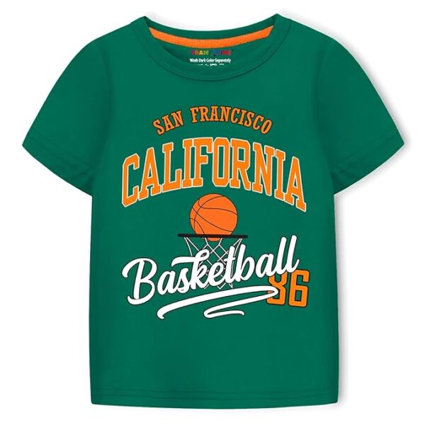 Boys Printed T-shirt and Trackpant set Pack of 1 - Image 3