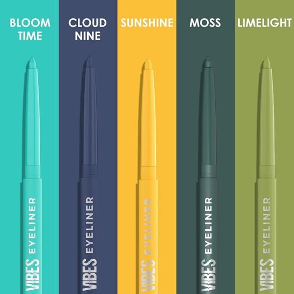 Glam21 Peppy Vibes Eyeliner |Matte Finish Stays up to 10 Hours |Smudge-Proof & Water-Proof |Long Lasting Eyeliner | Precision application| Blue Fizz-0.4g - Image 4