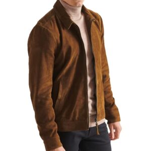LEATHER JACKET FOR MEN SUEDE