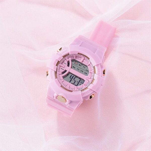 Shocknshop Digital Kids Children Multi Functional Pink Watch for Girls & Boys -325PI - Image 5