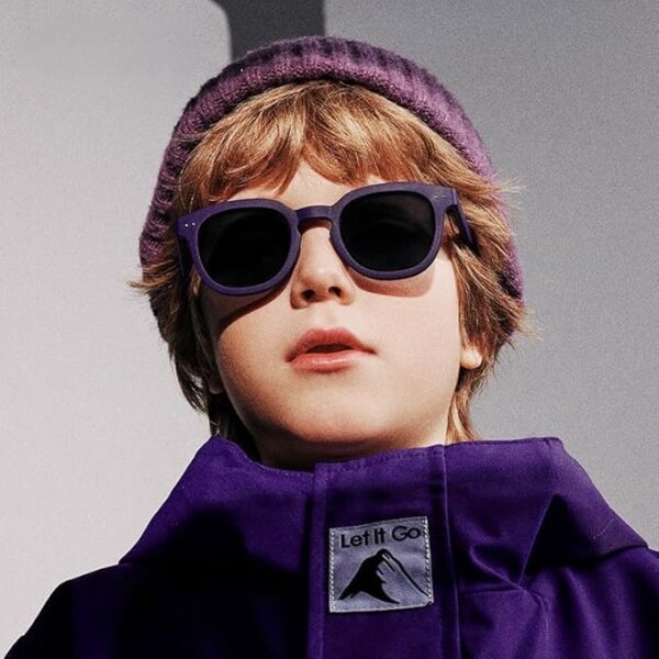 Karsaer Kids Sunglasses for Boys Girls Fashion Cute Boys UV400 Protection Kids Glasses E1230 - Image 8