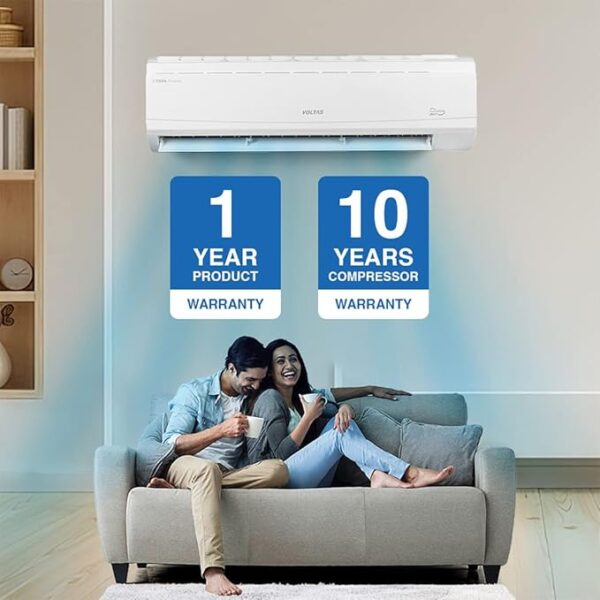 Voltas 2 Ton 5 Star, Inverter Split AC(Copper, 4-in-1 Adjustable Mode, Anti-dust Filter, 245V Vectra Plus, White) - Image 6