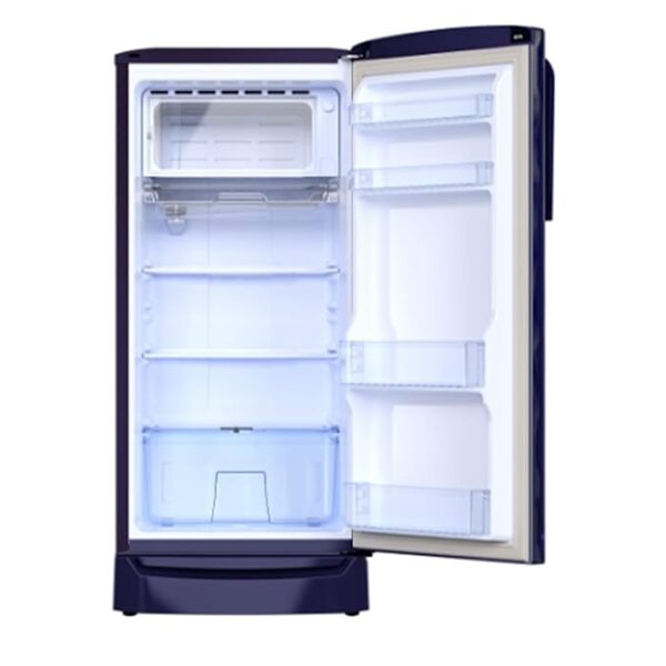 Godrej 180 L 2 Star Direct Cool Turbo Cooling Technology With Upto 24 Days farm Freshness Single Door Refrigerator With Base Drawer (RD EMARVEL 207B TDF FS ST, Fossil Steel) - Image 4