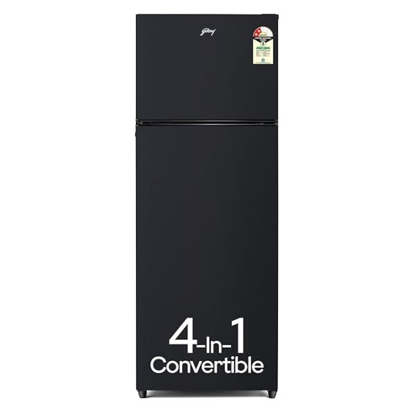 Godrej 308 L 2 Star Fully Convertible 4-in-1, Nano Shield Technology Inverter Frost Free Double Door Vibe Refrigerator (RF EON 331B RCIT MT BK, Matt Black)