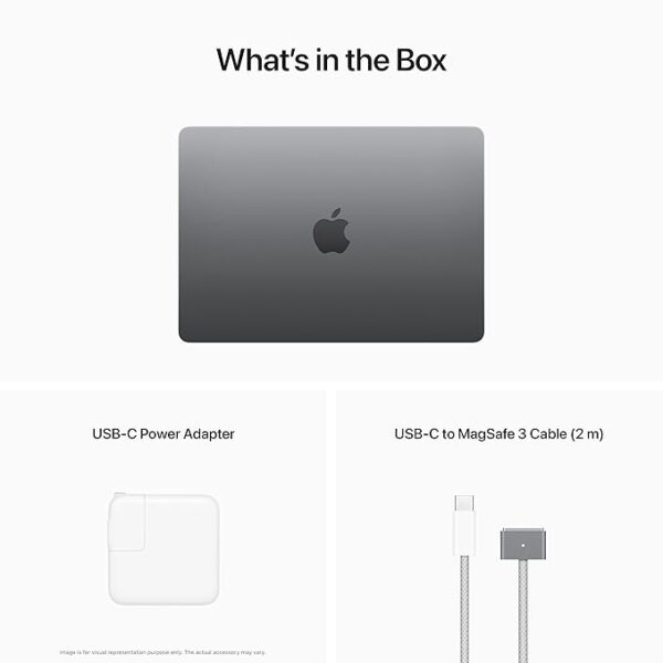 Apple MacBook Air Laptop with M2 chip: 34.46 cm (13.6-inch) Liquid Retina Display, 8GB RAM, 512GB SSD Storage, Backlit Keyboard, 1080p FaceTime HD Camera. Works with iPhone/iPad; Space Grey - Image 6