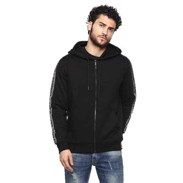 Alan Jones Clothing Men's Taped Cotton Hooded Sweatshirt - Image 4