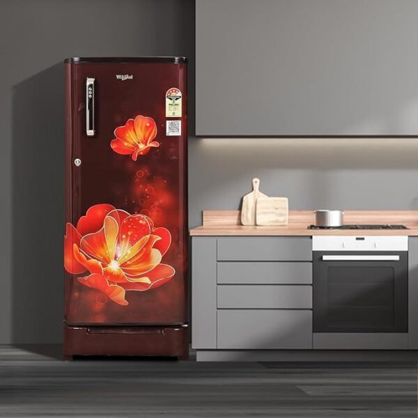 Whirlpool 184 L 4 Star Inverter Direct-Cool Single Door Refrigerator (205 WDE ROY 4S Inv WINE RADIANCE-Z, Base Stand with Drawer, 2023 Model) - Image 2