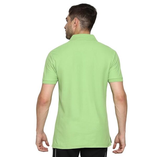 Van Heusen Men's Textured Regular Fit Polo Shirt - Image 4