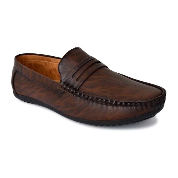 Karaddi Loafer for Men's Shoes Tan Brown Black Shoe for Men Casual - Image 6