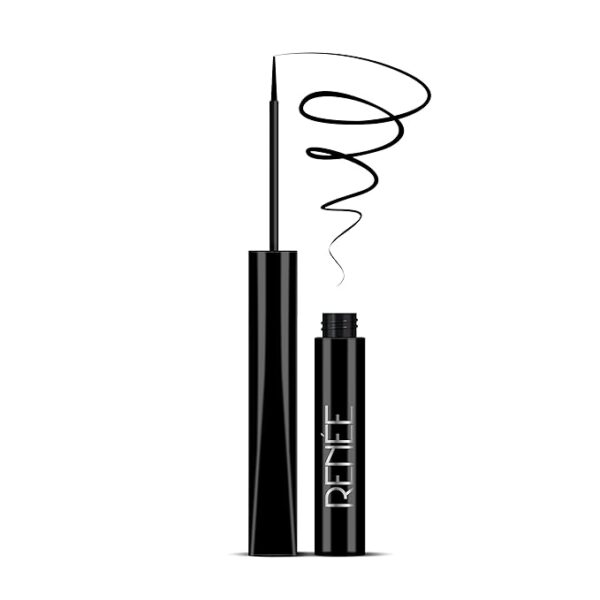 RENEE Extreme Stay Liquid Eyeliner 3x Black 4.5ml, Intense, Vibrant Color Payoff | One Swipe, Long Lasting, Matte, Waterproof, Smudge-proof All Day Shades | Infused With Castor Oil - Vegan - Image 6