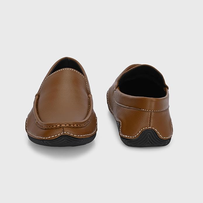 Centrino Loafer for Men | Premium Slip-On Loafers | Stylish & Comfortable with Soft Cushioned Insole | Versatile, Durable & Fashionable Footwear |Hand-Stitched Design for Trendy (9707) - Image 3