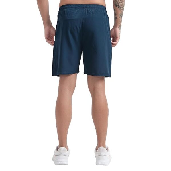 BLUE STAR SHARK Athletic Sports Short || Shorts for Men with Zip Pockets ||Quick Dry || Lightweight Activewear Shorts - Image 4