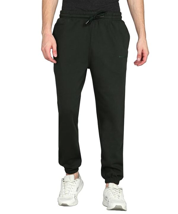 Alan Jones Clothing Men's Fleece Jogger Regular Pants For Winterwear