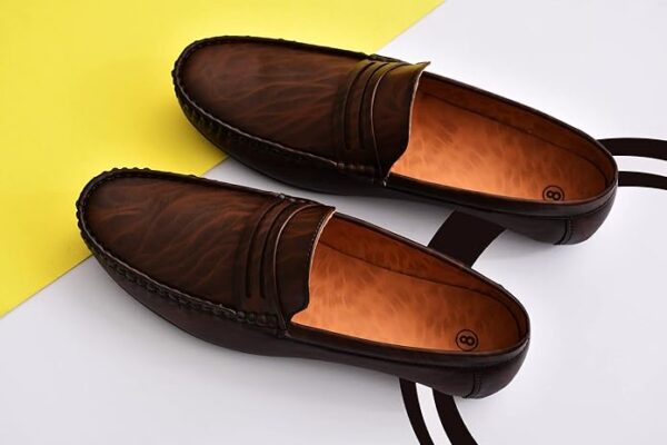 Karaddi Loafer for Men's Shoes Tan Brown Black Shoe for Men Casual - Image 4