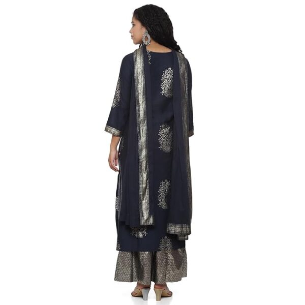 BIBA Women's Cotton Salwar Suit Set - Image 4