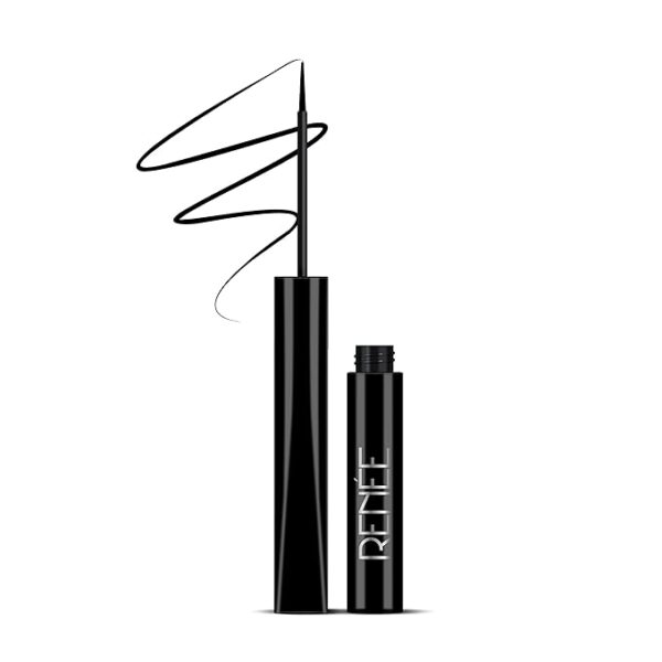 RENEE Extreme Stay Liquid Eyeliner 3x Black 4.5ml, Intense, Vibrant Color Payoff | One Swipe, Long Lasting, Matte, Waterproof, Smudge-proof All Day Shades | Infused With Castor Oil - Vegan