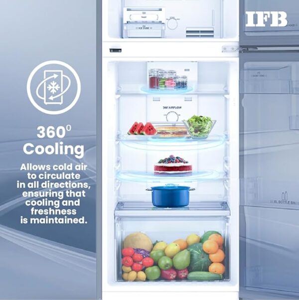 IFB 243L 2 Star Frost Free inverter with Double Door Refrigerator (IFBFF-2902NBSE, Brush Grey) 7 in 1 Multi Mode with 360 Degree Cooling - Image 5