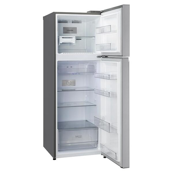 LG 322 L 3 Star Frost-Free Smart Inverter Double Door Refrigerator (GL-S342SPZX, Shiny Steel, Convertible with Express Freeze) - Image 3