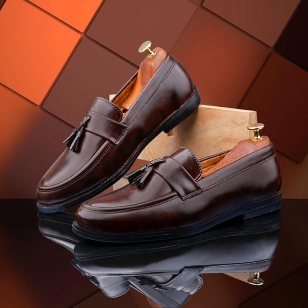 Synthetic Slip-On Trendy, Stylish Casual Loafers for Men - Image 2