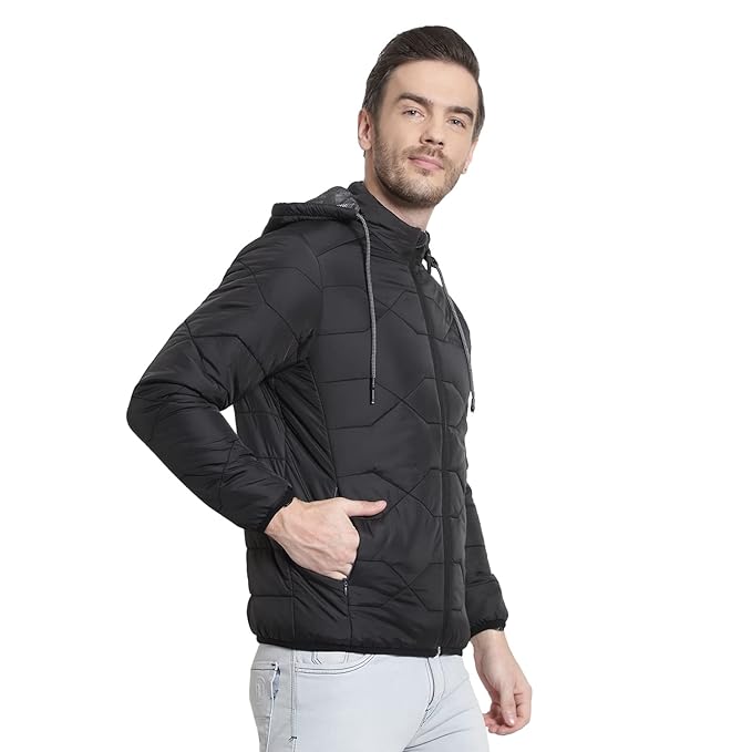 NEW KNOWS Jacket for Men's Outdoor Versatile with Detachable Hood and Multiple Pockets - Image 4