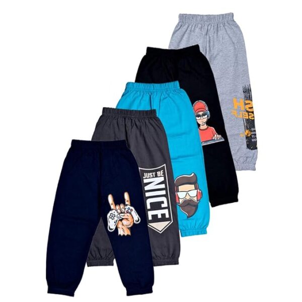 T2F Boys Regular Fit Pants(Pack of 5)