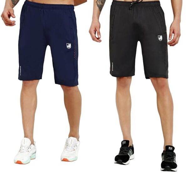 RynoGear Shorts for Men with Zipper Pocket (Pack of 2) - Image 6