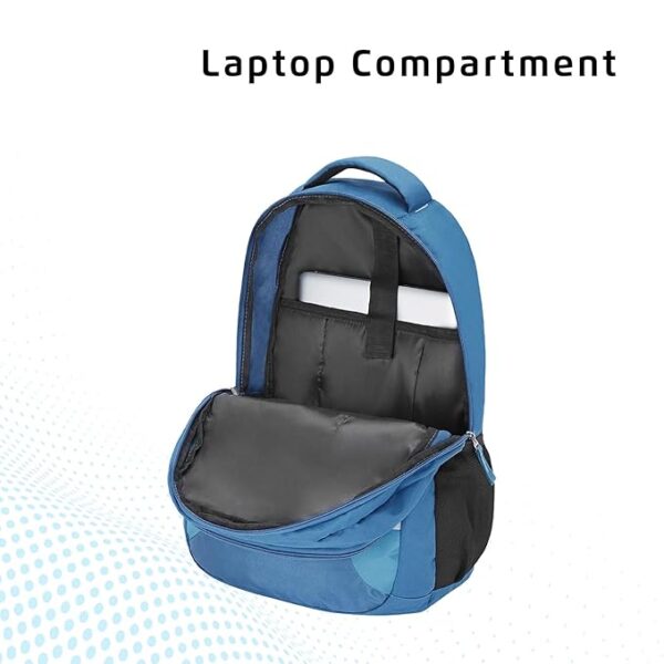 Safari Omega Pro 35L Laptop Backpack with Raincover, 3 compartments, bottle holder, organizer, school bag for boys and girls, college bag for women and men, office bag, travel bag - Image 5