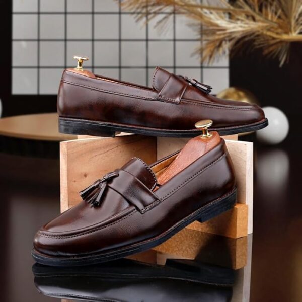 Synthetic Slip-On Trendy, Stylish Casual Loafers for Men - Image 3