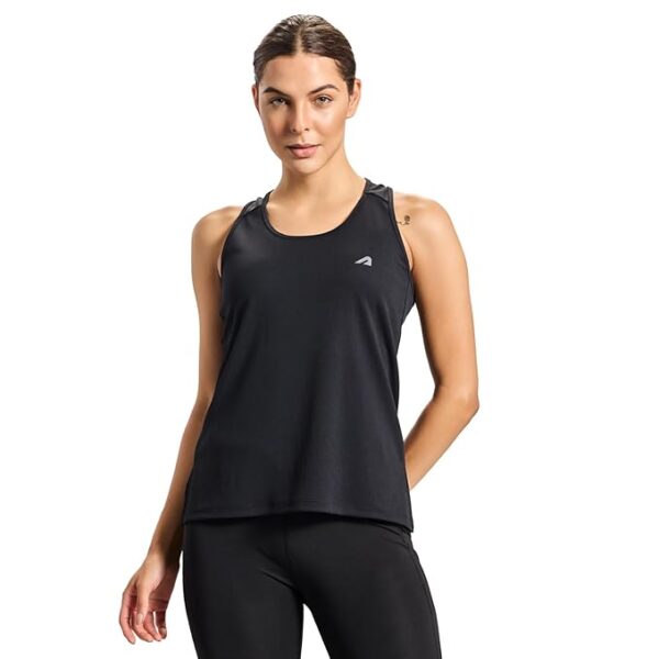 Boldfit Tank Top for Women Gym Tops for Girls Active Wear Workout Wear Sleeveless Tank Tops for Women for Running Lightweight Sports Vest for Woman Gym Vest