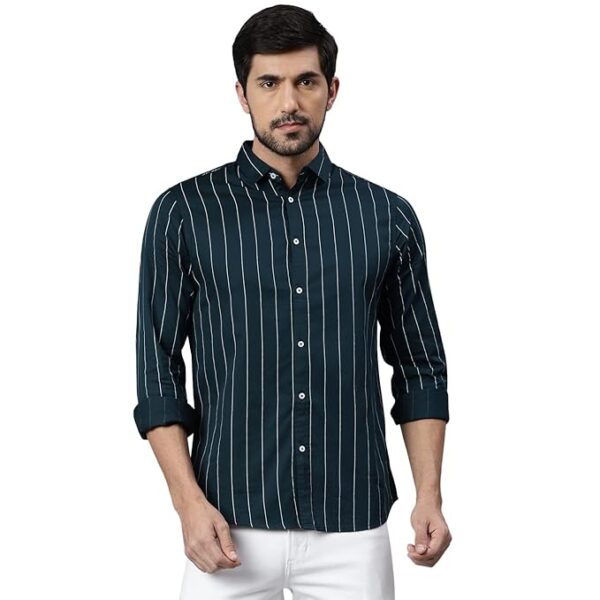 Dennis Lingo Men's Cotton Slim Fit Casual Shirt ( Pack of 1 )