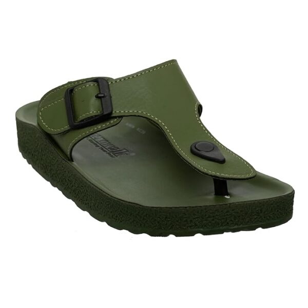 AEROWALK Stylish T-Shape Fashion Slipper for Men | Comfortable | Lightweight | Anti Skid | Casual Office Footwear | - Image 3