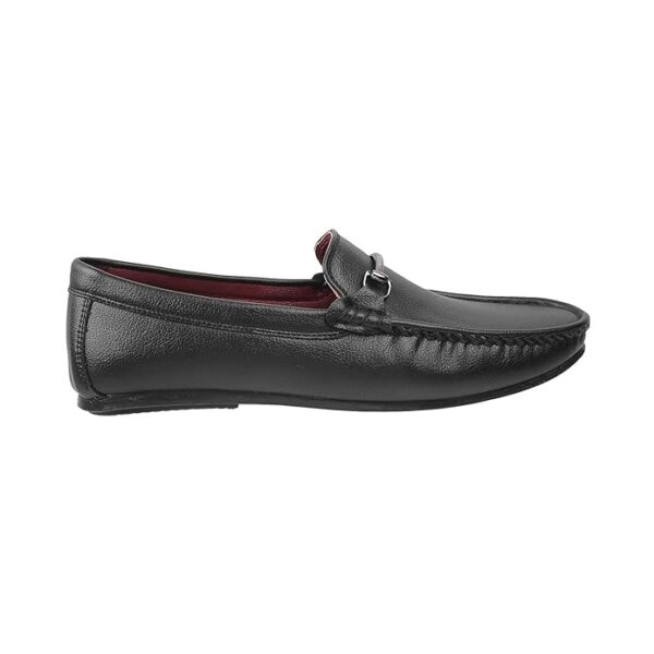Mochi Men's Faux Leather Stylish Fashionable Loafer Shoes - Image 6