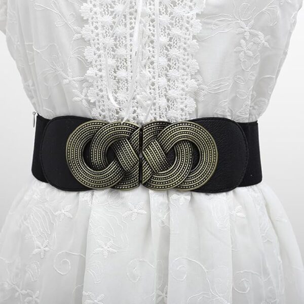 Shining Diva Fashion 2pcs Combo Waist Belts for Women and Girls | Stylish Belts for Dresses Jeans Saree | Celebrity Inspired Fashion Accessories - Image 7