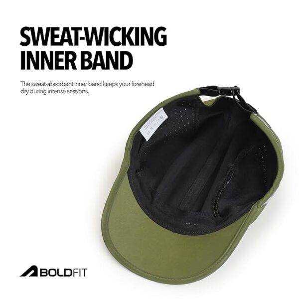 Boldfit Cap for Men Snapback Mens Cap Stylish Quick Dry Unisex Mens Caps for Women Sun Protection HeadCap for Boys Sports Headwear for Man Summer Caps for Men Baseball, Cricket - Image 5
