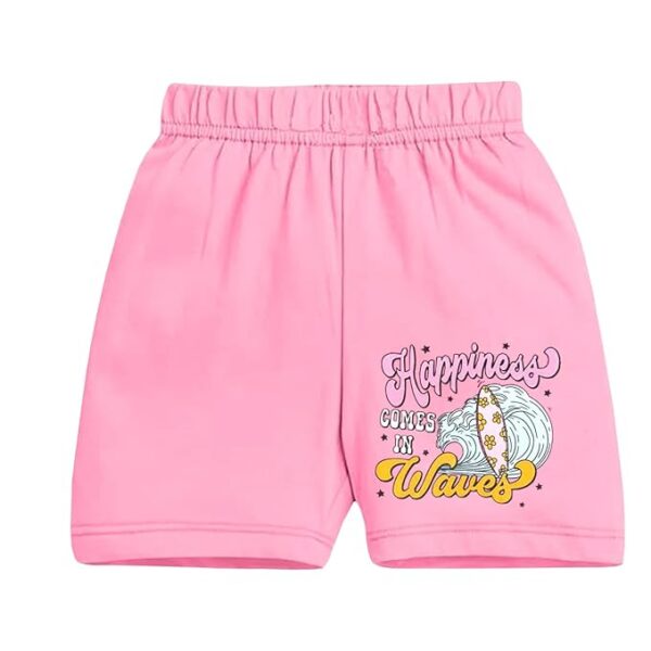 Kuchipoo Girls Regular Fit Cotton Shorts - Pack of 8 - Image 4