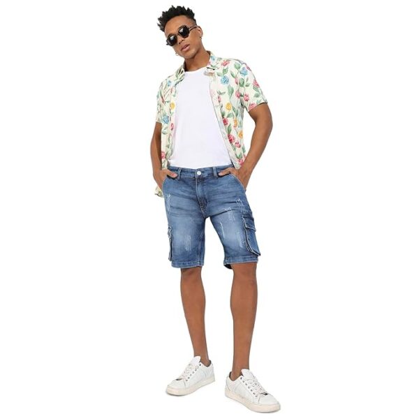 Campus Sutra Men's Regular Shorts - Image 5