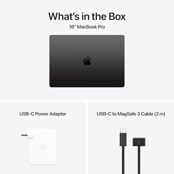 Apple 2024 MacBook Pro Laptop with M4 Pro chip with 14‑core CPU and 20‑core GPU: Built for Apple Intelligence, (16.2″) Liquid Retina XDR Display, 24GB Unified Memory, 512GB SSD Storage; Space Black - Image 6