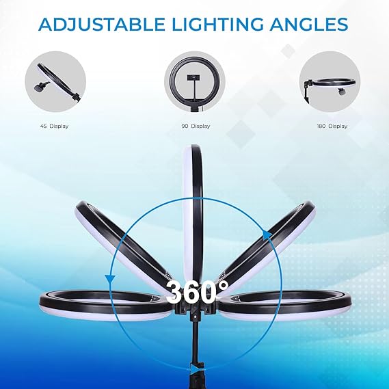 Tygot Ring Light 12" Ring Light for Video Shooting Professional Studio Light ringlight Photography Halo YouTube ringlight kit for YouTube Instagram Accessories - Image 2