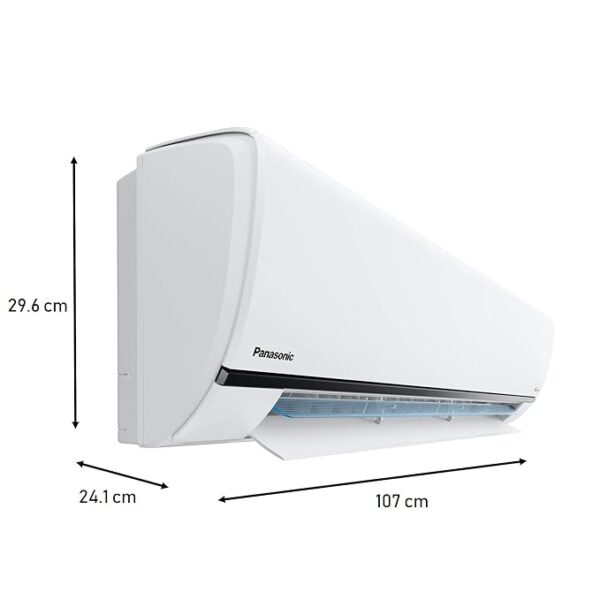 Panasonic 1.5 Ton 5 Star Wi-Fi Twin-Cool Inverter Split Air Conditioner (Copper, Shield Blu Anti-Corrosion Technology, nanoe-G Air, CS/CU-XU18WKYF, White), Free 1 Year Extended warranty - Image 2