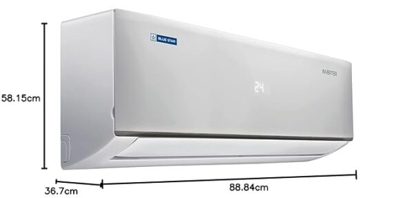 Blue Star Limited Star 5 In 1 Convertible 2 Ton 3 Star Inverter Split Ac With Self Diagnosis (2023 Model, Copper Condenser, Ic324Dnu) - Image 3