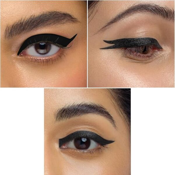 SUGAR Cosmetics Wingman Waterproof Matte Finish Microliner | Liquid Eyeliner | Flexi-Tip Applicator | Pen Eyeliner | Lasts Upto 12 Hrs | Smudgeproof & Transferproof | 1.6ml - 01 I'Ll Be Black - Image 2