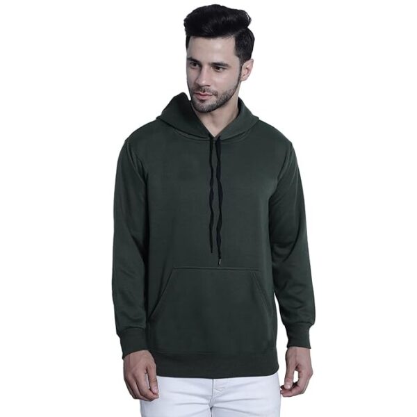 Mack Jonney Multicolor Solid Hooded Cotton Fleece Sweatshirt for Men (Pack of 2)-MACK50949 - Image 6