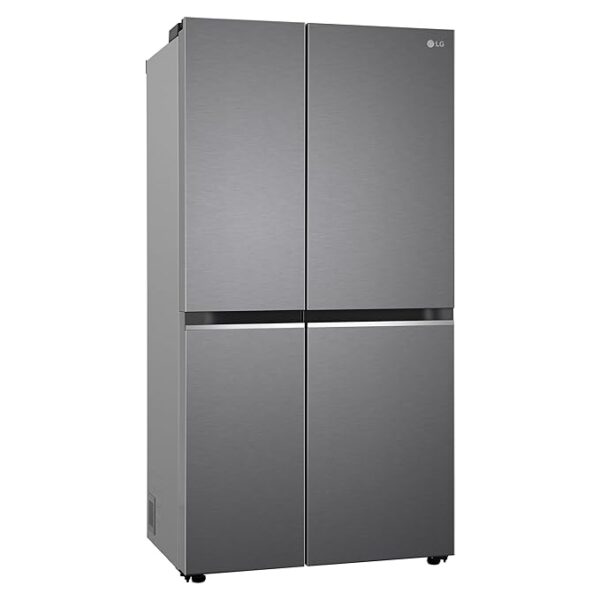 LG 650 L Frost Free Smart Inverter Double Door Side By Side Refrigerator(, Gl-B257Hds3, Dazzle Steel, Convertible) - Image 3
