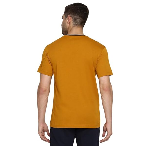 Van Heusen Men's Solid Regular Fit T-Shirt - Image 4