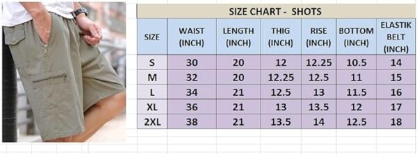 Lymio Men Shorts || Men Shorts Cotton || Men Shorts Casual (Short 17-20) - Image 5