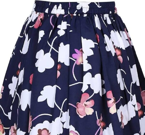 Baby- Girl's Kid's Casual Wear Skirts Color Nevi Blue with White Dot_R_J_227_13,14 Years Kidswear - Image 5