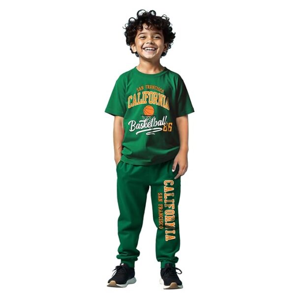 Boys Printed T-shirt and Trackpant set Pack of 1