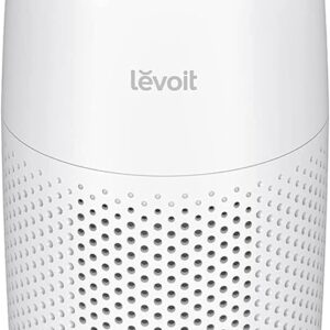 LEVOIT Core Mini Air Purifier for Coverage Area 183 Sq Ft, H13 True HEPA Filter, Remove 99.97% Dust, Smoke, & Pollen, With Fragrance Sponge, 2 Years Warranty, White