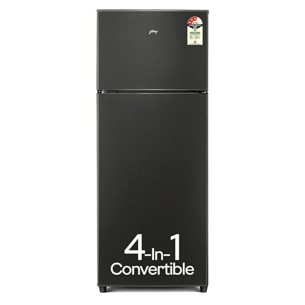 Godrej 272 L 3 Star Convertible Technology, 30 days Farms Freshness Inverter Frost Free Double Door Refrigerator(, RF EON 294C RCIT FS ST, Fossil Steel)