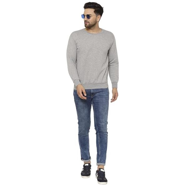 Mack Jonney Fleece Round Neck Sweatshirt for Men-(SW_RN_01-P) - Image 4